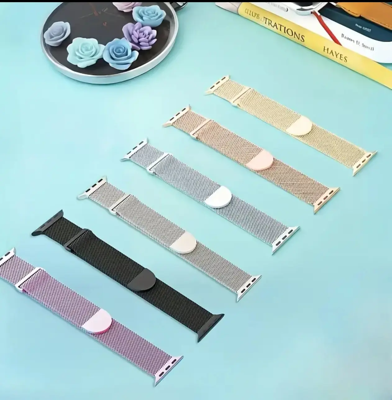 Silver Milanese Stainless Steel Mesh Band
