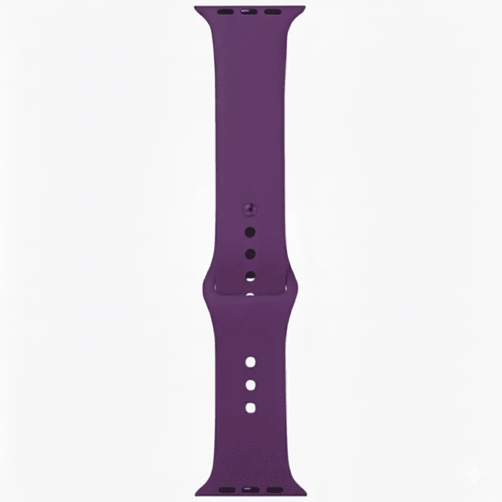Purple Silicone Strap for Apple Watch Series