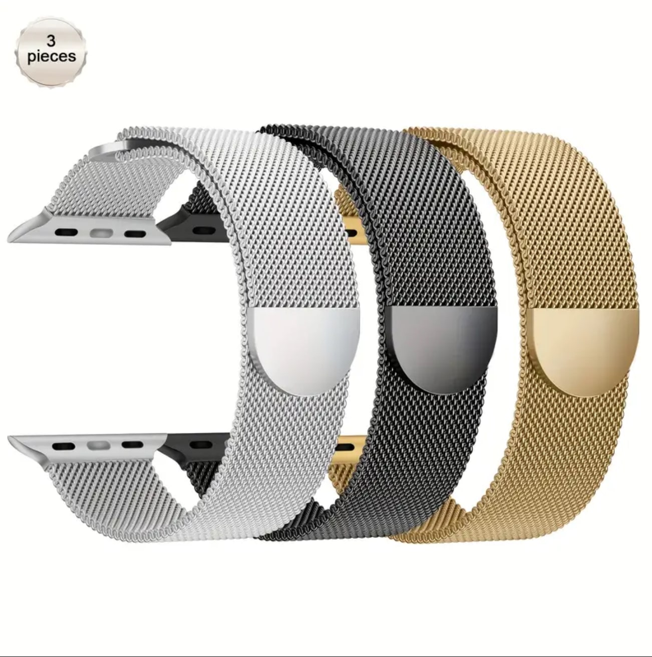 Silver Milanese Stainless Steel Mesh Band