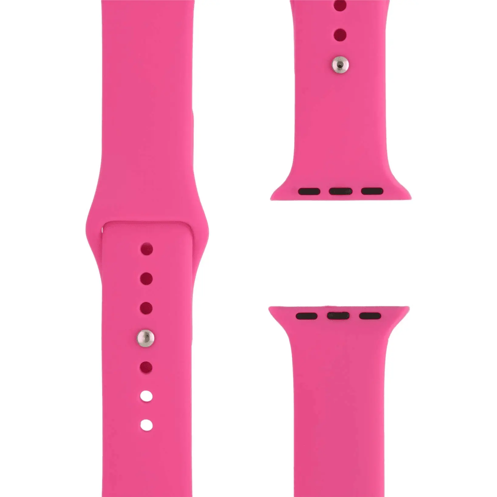 Pink Silicon strap for Apple Watch series