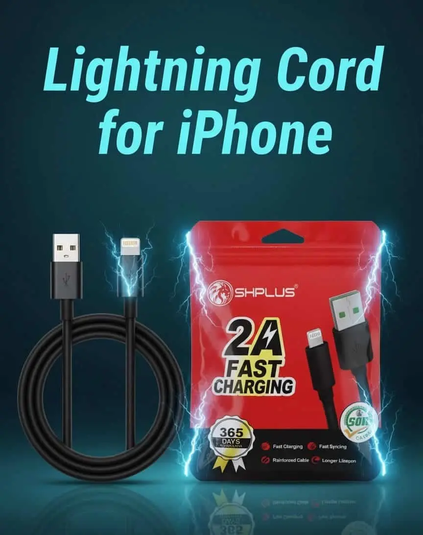 USB to iPhone Cord – Fast Charging & High-Speed Data Sync Cable
