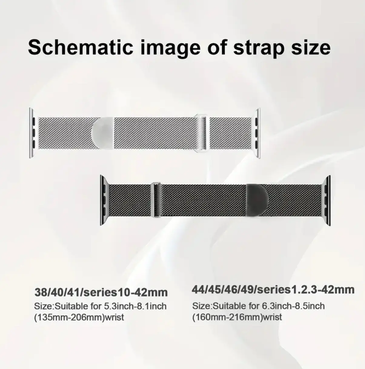 Silver Milanese Stainless Steel Mesh Band