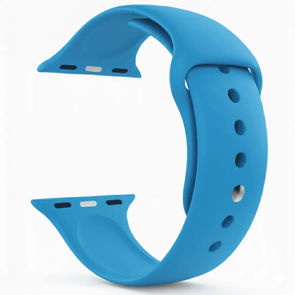 Sky Blue Silicone Strap for Apple Watch Series
