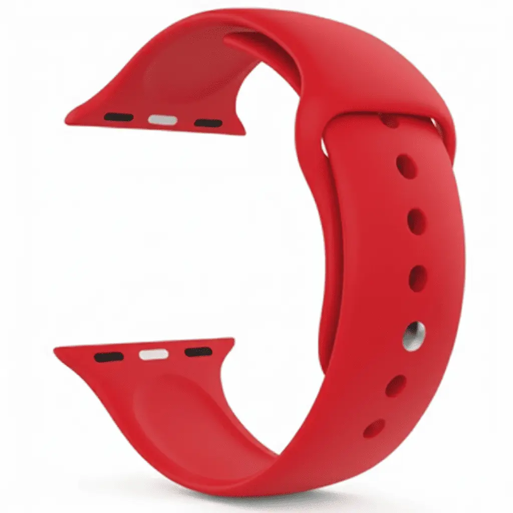 Red Silicone Strap for Apple Watch Series